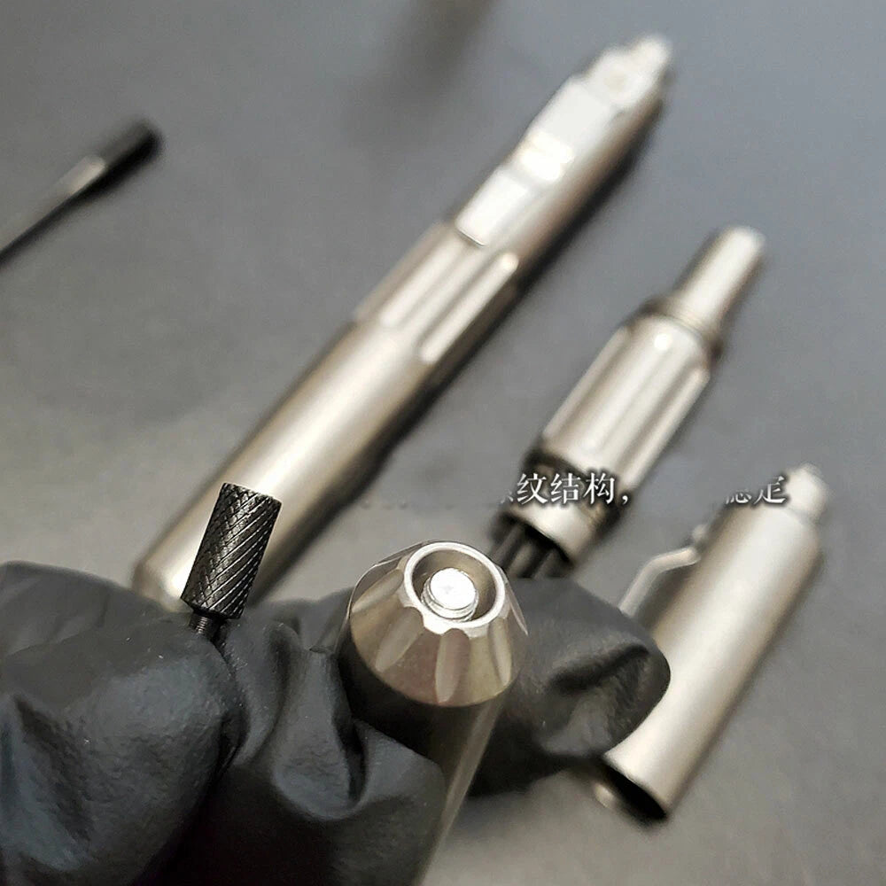 Solid Titanium Hook Screwdriver Bits Survival Outdoor Tactical Pocket EDC Tools 07FC0E-D4 - KOEEK