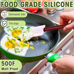new Lounsweer 2 Pcs Heat Resistant Rubber Spatula 10 Inch Commercial 10 LOUNSWEER - KOEEK