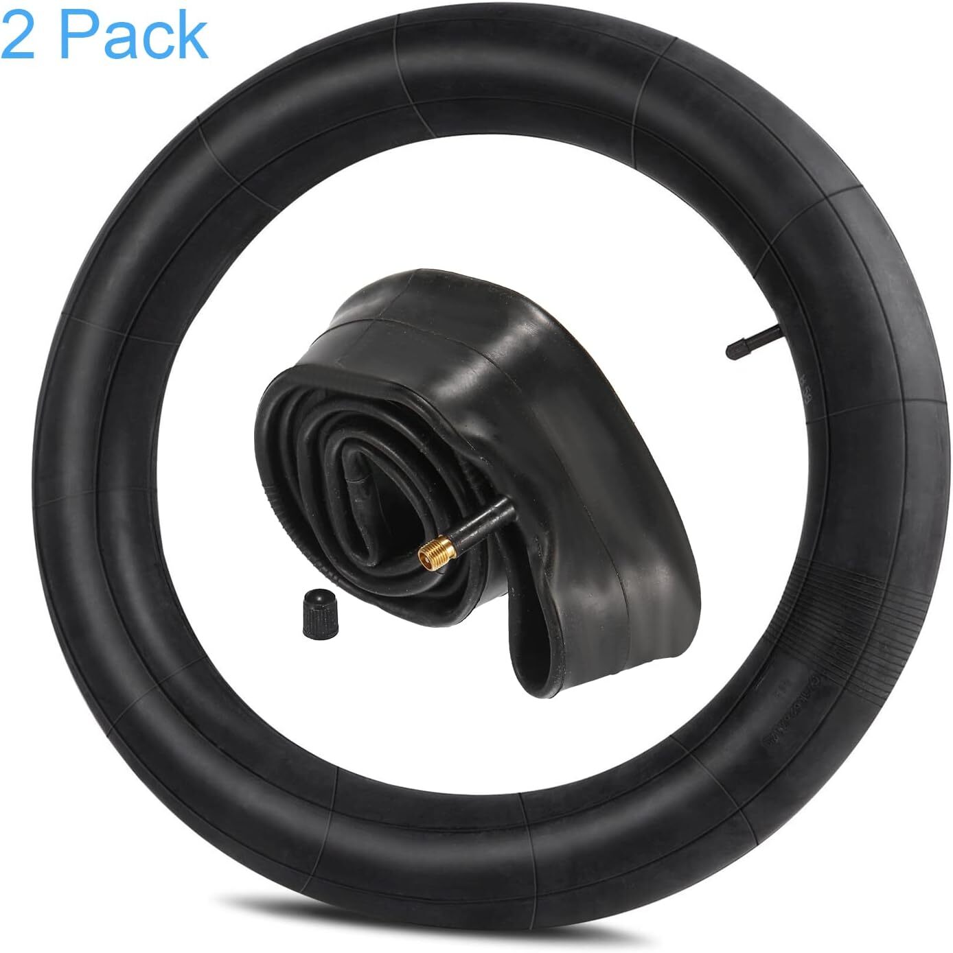 new 2 Pack 20x3 Fat Tire Bike Inner Tubes, 20 x 3.0 Premium Quality Butyl 20X3.0 07FC0E-D4 - KOEEK