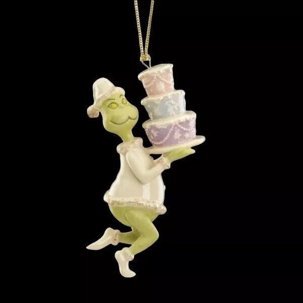 Lenox " Grinch  Takes the Cakes"  Christmas Ornament - Dr Seuss LENOX - KOEEK