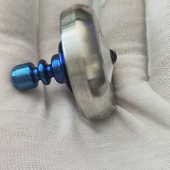 Titanium+Stainless Steel Spinning Top Finger Spinner Ceramic Bead Fidget EDC Toy 07FC0E-D4 - KOEEK