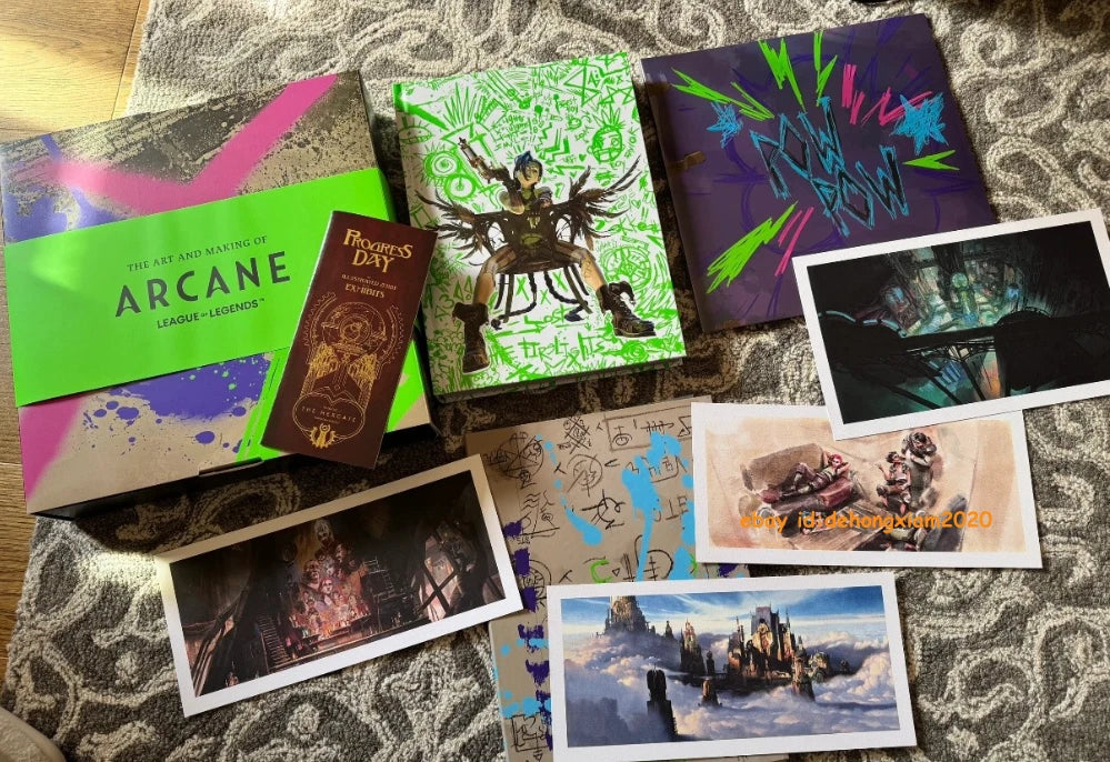 League of Legends: Arcane Setting Set Limited Edition Vinyl Record Box Set Gift 07FC0E-D4 - KOEEK