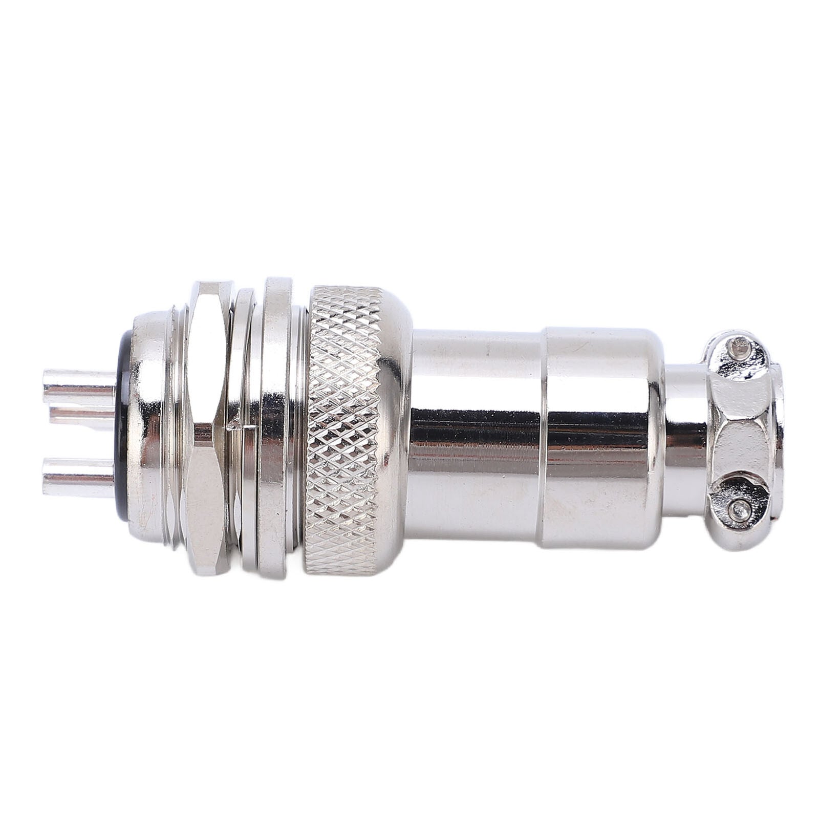 new 2Pcs/set 3 Pin Ation Plug Socket Connector Copper Silver Plated Connectors koeek - KOEEK