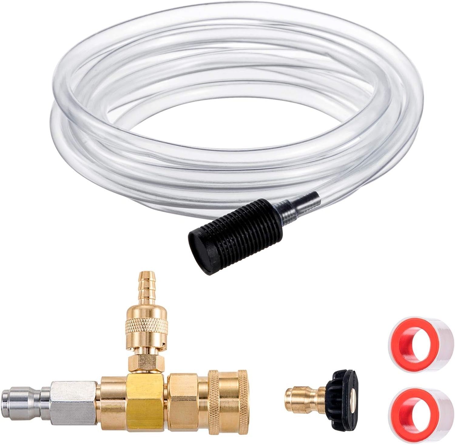 new Downstream Injector for Pressure Washer, Power Washer Chemical Kit,... 07FC0E-D4 - KOEEK