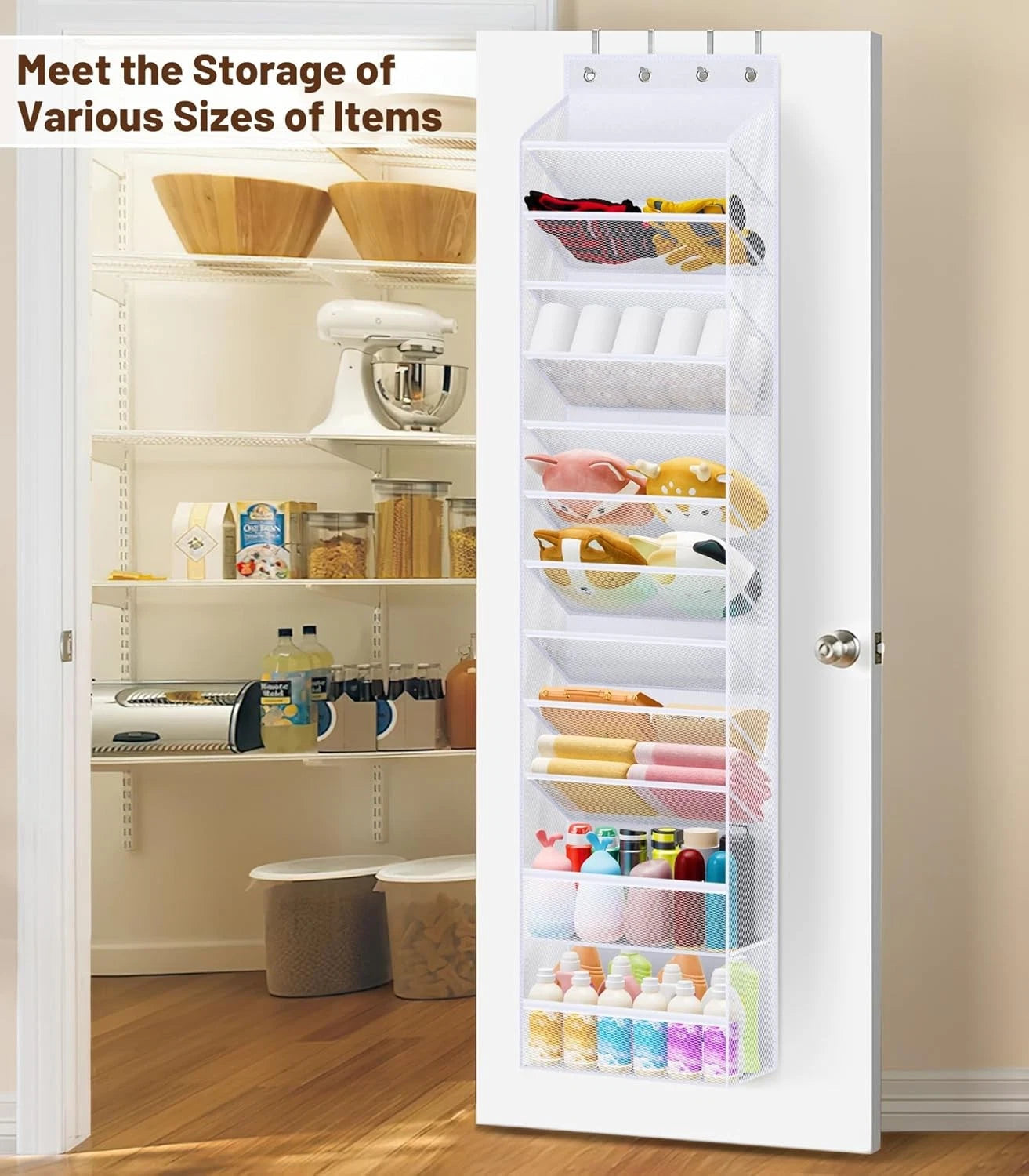 12-tier door-mounted shoe rack Large-capacity hanging shoe rack 07FC0E-D4 - KOEEK