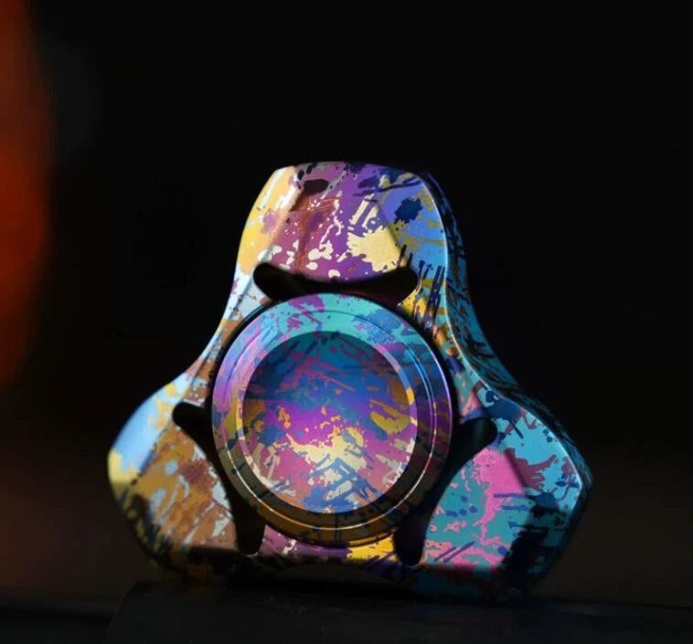 Fidget Hand Spinner Silent Bearing Titanium Alloy Finger Gyro Relieve Stress 07FC0E-D4 - KOEEK