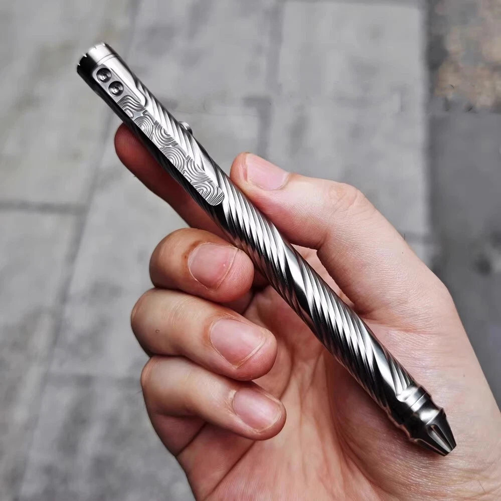 Titanium Alloy Pen Collection Pen Writing Portable Outdoor EDC Tools Pen Gifts 07FC0E-D4 - KOEEK
