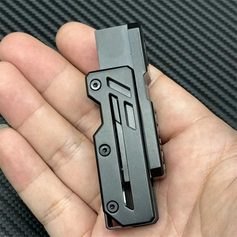 Black M Zinc Alloy Fidget Toys ADHD Toys Office Desktop Toys EDC Fidget Slider 07FC0E-D4 - KOEEK