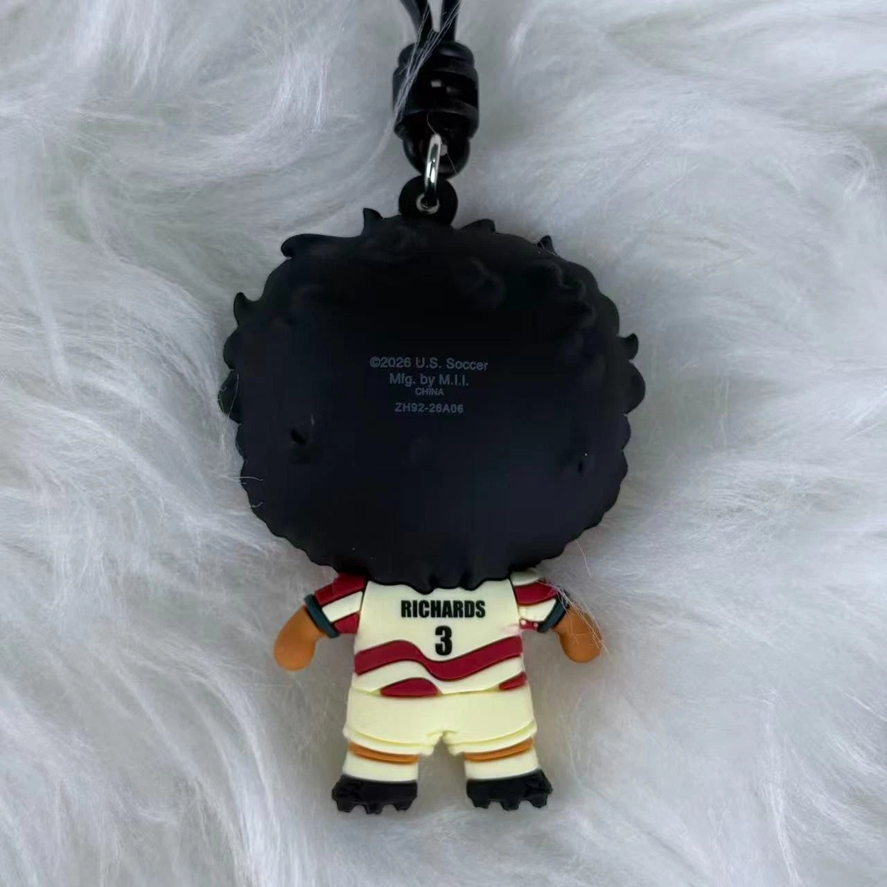 2026 Chris Richards #3 USMNT Soccer Team 3D Vinyl Bag Clip Collectible Keychain 07FC0E-D4 - KOEEK