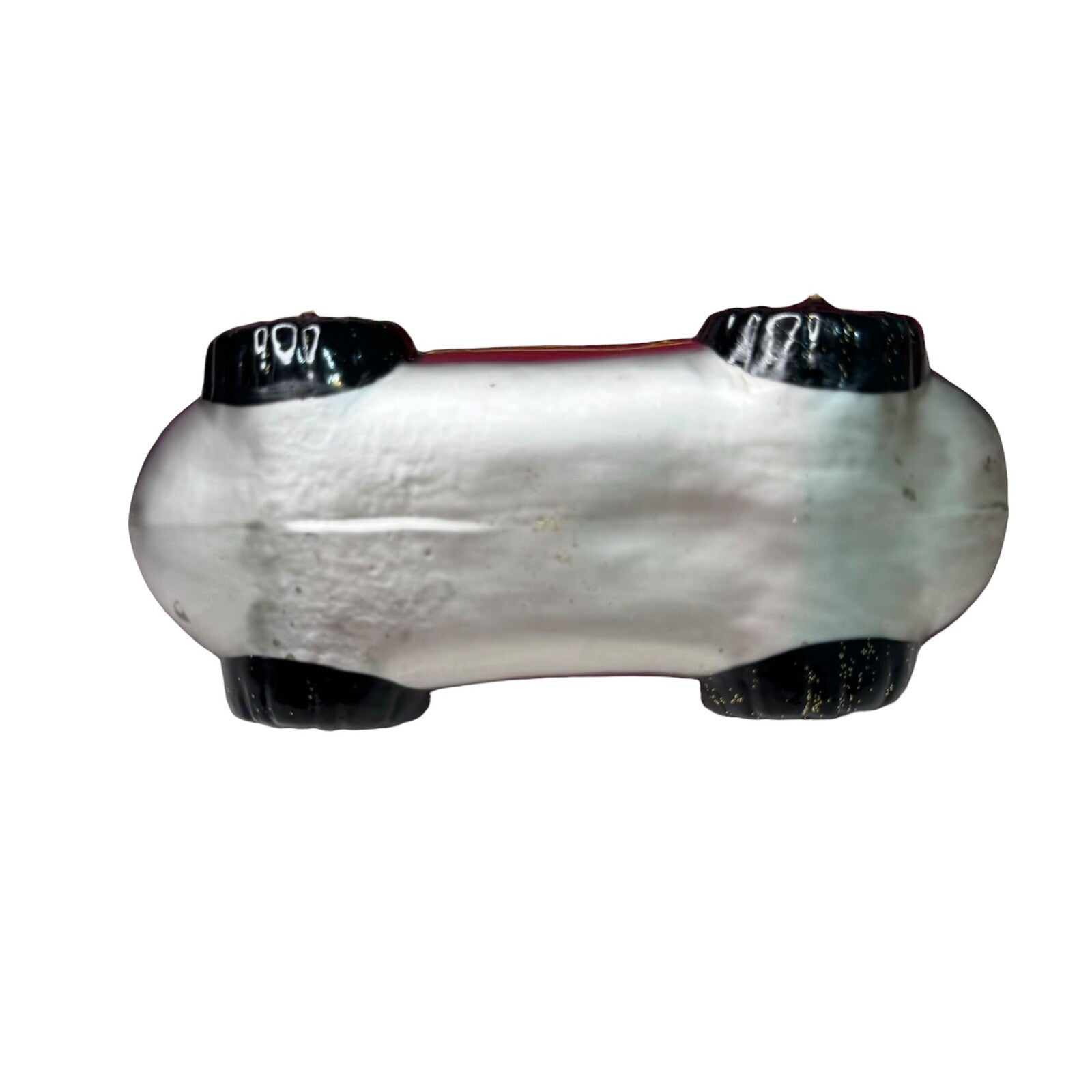 Lenox 2001 Blown Glass Antique Toys Race Car 5.5” Made In Poland NWD LENOX - KOEEK