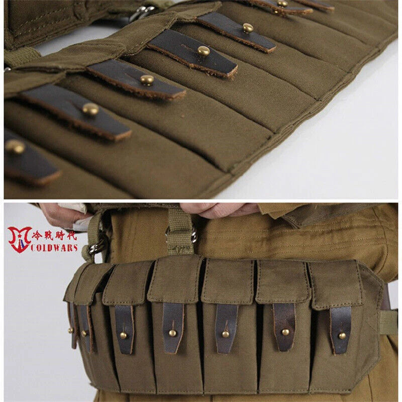 Russian Soviet Army Lifchik Tactical Vest R22 Chest Hanging 56Molle Bag Stock 07FC0E-D4 - KOEEK