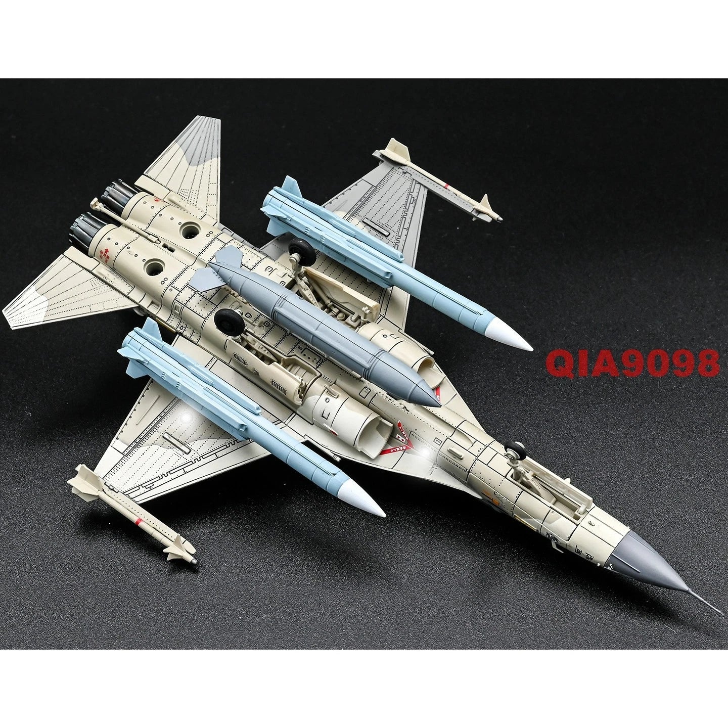 1/72 Scale Taiwan F-CK-1 Indigenous Defence Fighter Gray Color Metal Model 07FC0E-D4 - KOEEK