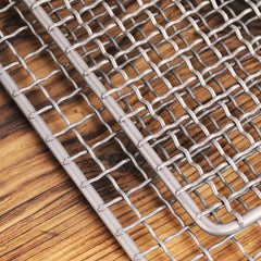 Outdoor Titanium Picnic Barbecue Grid Grill Picnic Portable Ultralight Barbecue 07FC0E-D4 - KOEEK