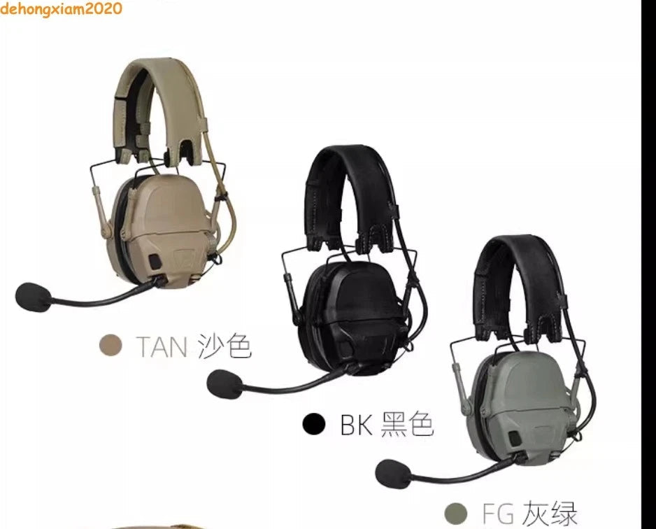 IN Stock FMA FCS AMP Tactical Communication Noise Headset Reduction V20/V60 PTT FMA - KOEEK