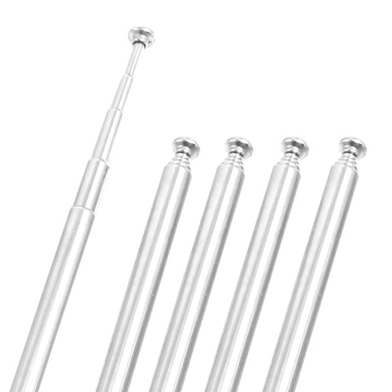 5 Sections Telescopic Antenna AM FM Radio Telescoping Antenna for Home Theater 07FC0E-D4 - KOEEK
