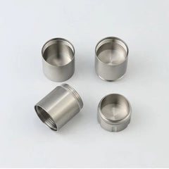 Pure Titanium Pill Holder Case Container Organizer Waterproof Portable EDC Gift 07FC0E-D4 - KOEEK