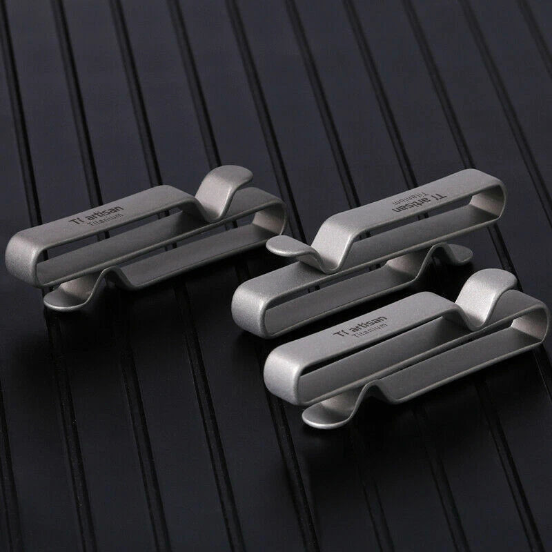 EDC Titanium Alloy Keychains Buckle Key Ring Quick Hanging Double-layer Buckle 07FC0E-D4 - KOEEK