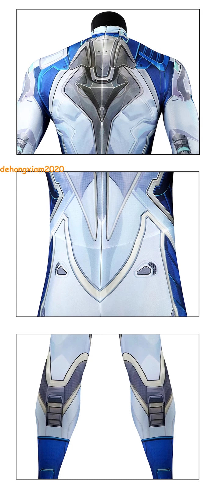 Marvel Rivals Mister Fantastic Costume Cosplay Jumpsuit Carnival Suit Halloween 07FC0E-D4 - KOEEK