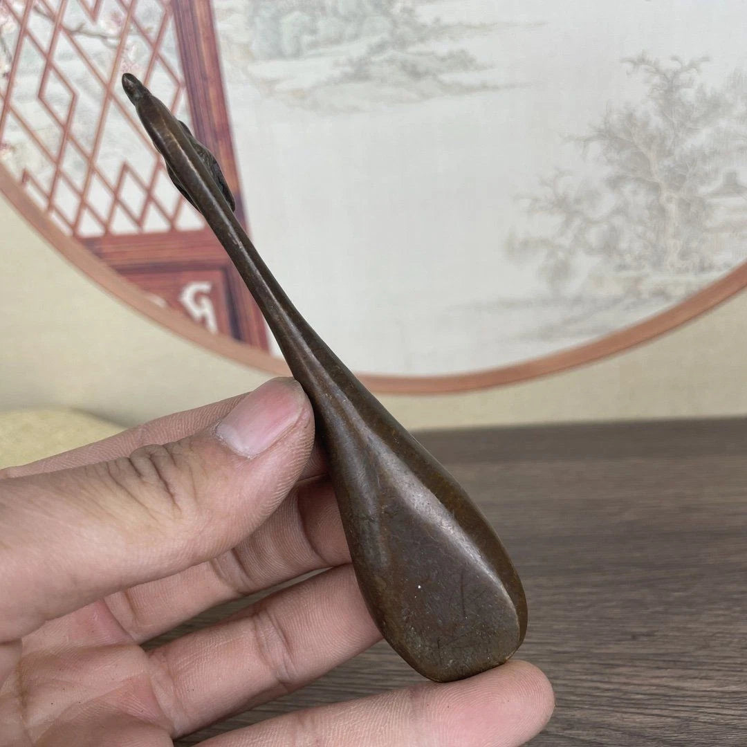 Dragon Head Tea Shovel Tea Scoop Fine Carved Tea Ceremony Tool 07FC0E-D4 - KOEEK
