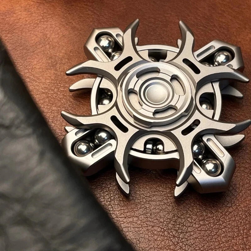 Oracle Tuning Fork EDC Fidget Spinner Double-Sided Linkage Fingertip Gyro Toy 07FC0E-D4 - KOEEK