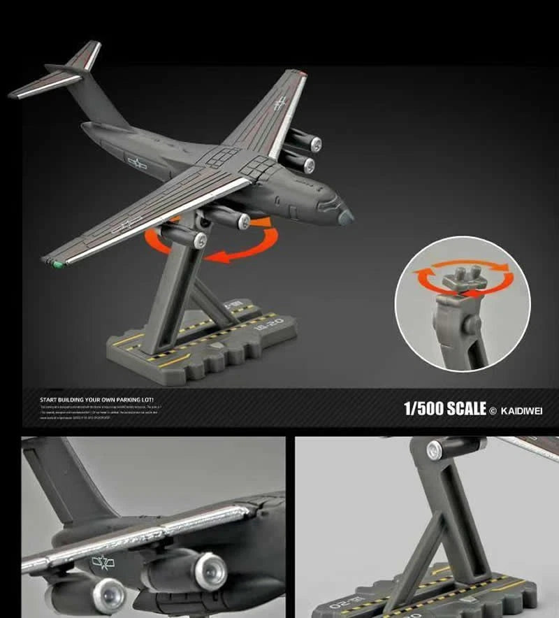 PLA 1/500 Y-20  Transport Aircraft Diecast Finished Product Model 07FC0E-D4 - KOEEK