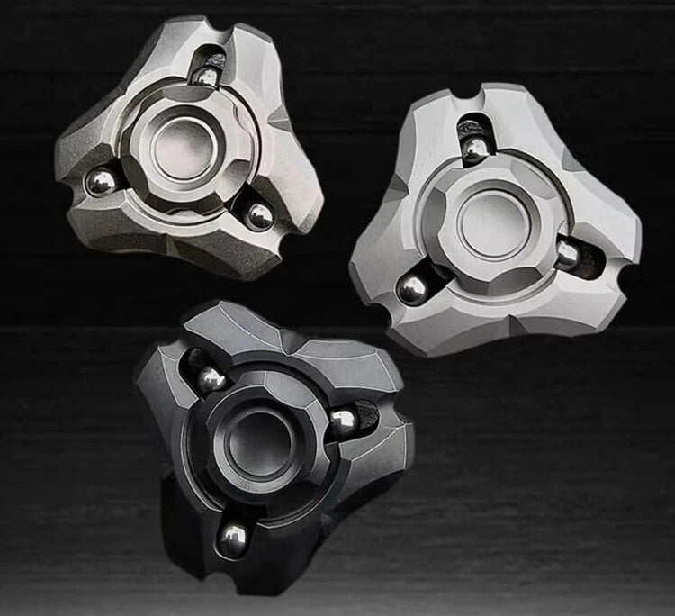 EDC Hand Spinner Adult Fidget Toys God Shield Stainless Steel Fidget Spinner Toy 07FC0E-D4 - KOEEK