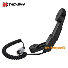 US! Tactical H250 Handset Handheld 6-Pin Speaker Micophone for PRC-152/148 Radio 07FC0E-D4 - KOEEK