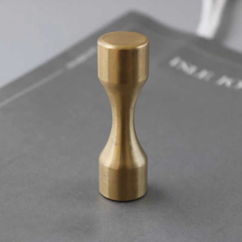 Brass Worry Bead Begleri Finger Skill Fidget Toy Stress Knucklebone Fidget Toys 07FC0E-D4 - KOEEK