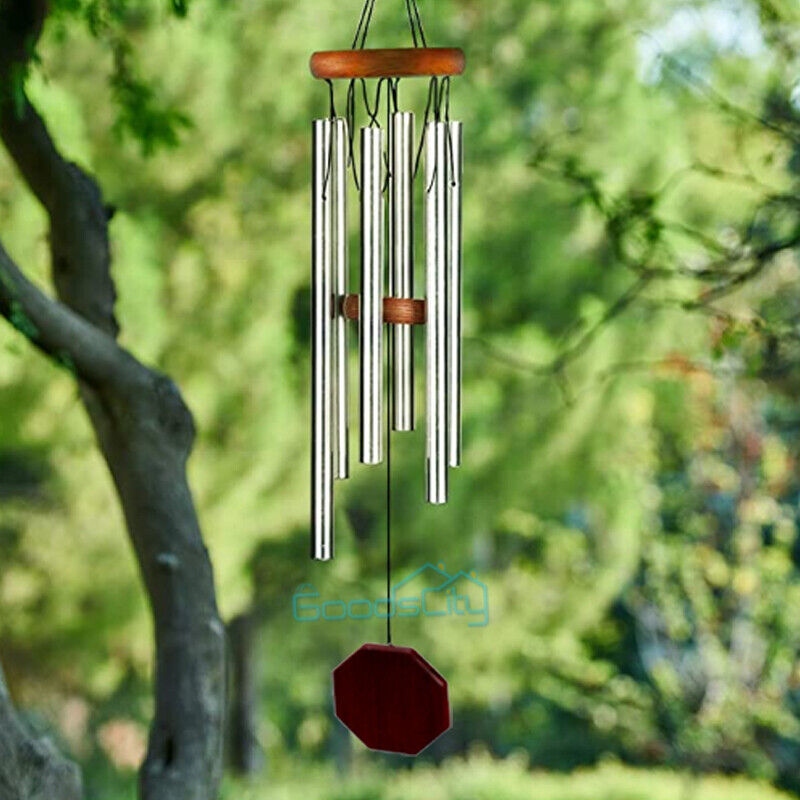 ny 35'' Stor Deep Resonance Serenity Metal Bell Wind Chimes Udendørs Home Decor US