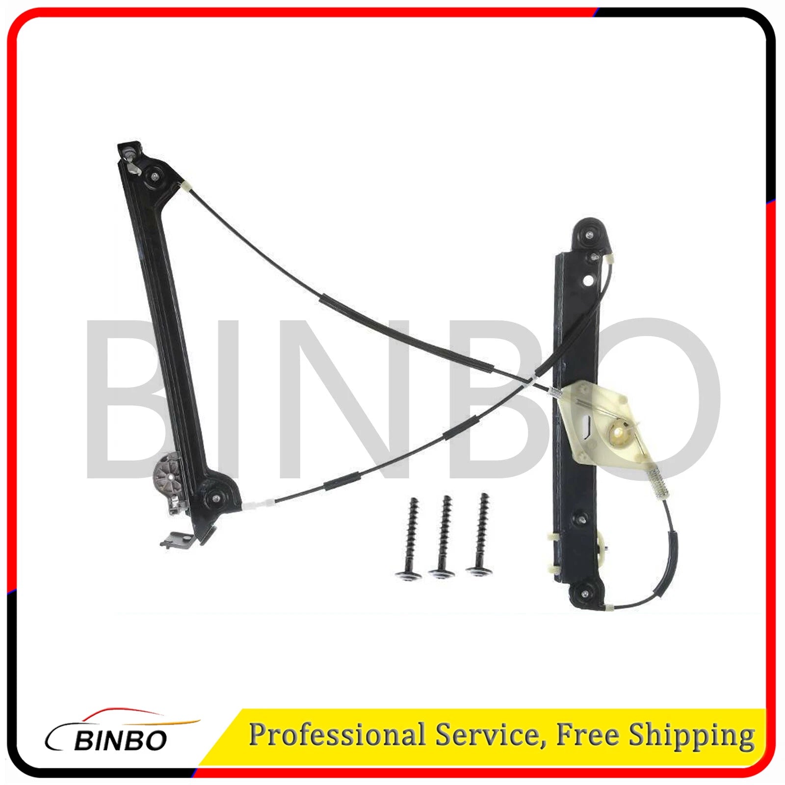 Window Regulator Front Left for BMW E82 E88 128i 135i 2008-2013 3.0L 07FC0E-D4 - KOEEK