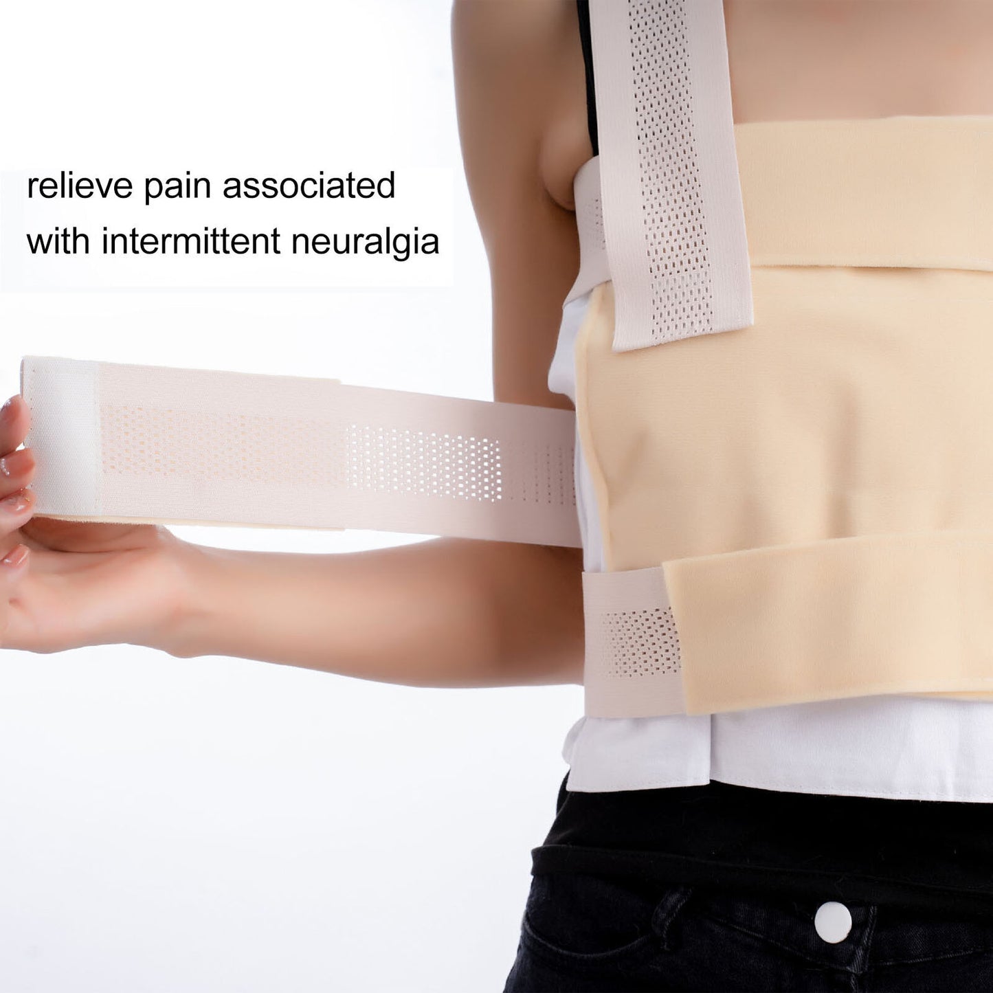 new Broken Rib Belt M Adjustable Chest Support Brace For Rib Fractures Thoracic HGF koeek - KOEEK