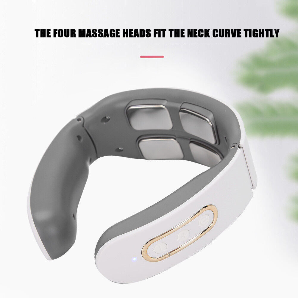 new Wireless Neck Massager 9 Gears Electric Vertebra Massager(White Charging) HGF koeek - KOEEK