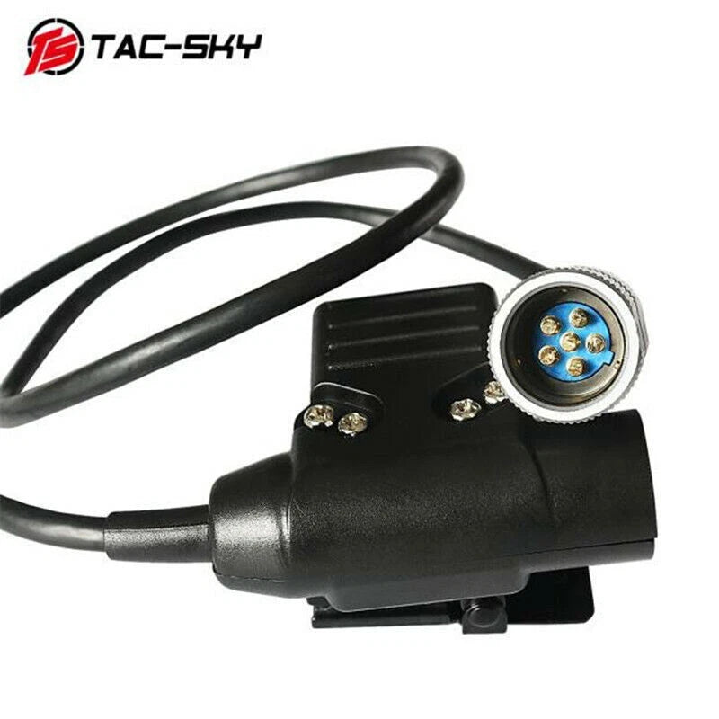 TAC-SKY U94 6Pin PTT Military Headset Connector PTT f/PRC-152 PRC-148 Dummy Case TAC-SKY - KOEEK