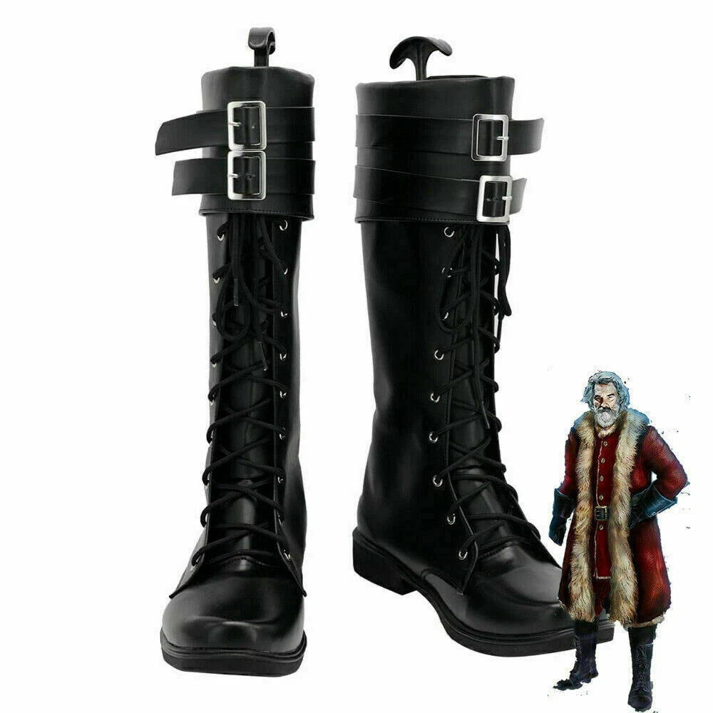 The Christmas Chronicles Cosplay Santa Claus Shoes Cosplay Men Boots Gift 07FC0E-D4 - KOEEK
