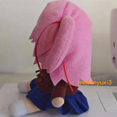 Doki Doki Literature Club Plush Natsuki Plush Doll Pillow Stuffed Toy Xmas Gift 07FC0E-D4 - KOEEK