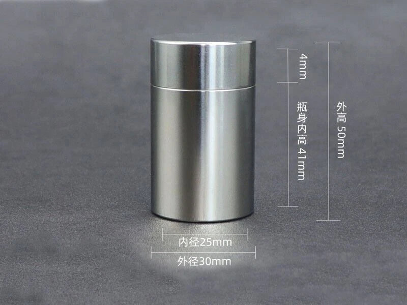 304 Stainless Steel Waterproof Pill Case Capsule Seal container Storage EDC Box 07FC0E-D4 - KOEEK