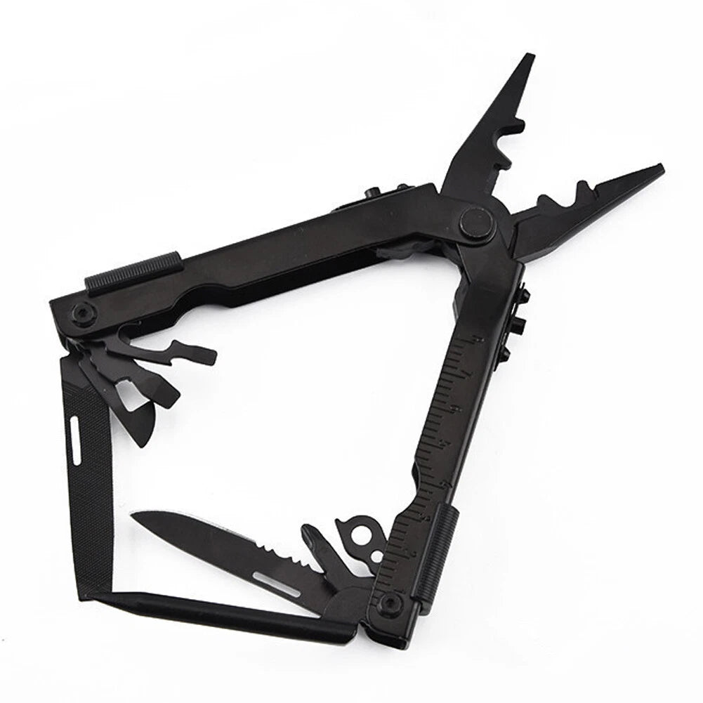 13 In1 Portable Pocket Stainless Steel Outdoor Survival Multi Tool Plier Compact 07FC0E-D4 - KOEEK