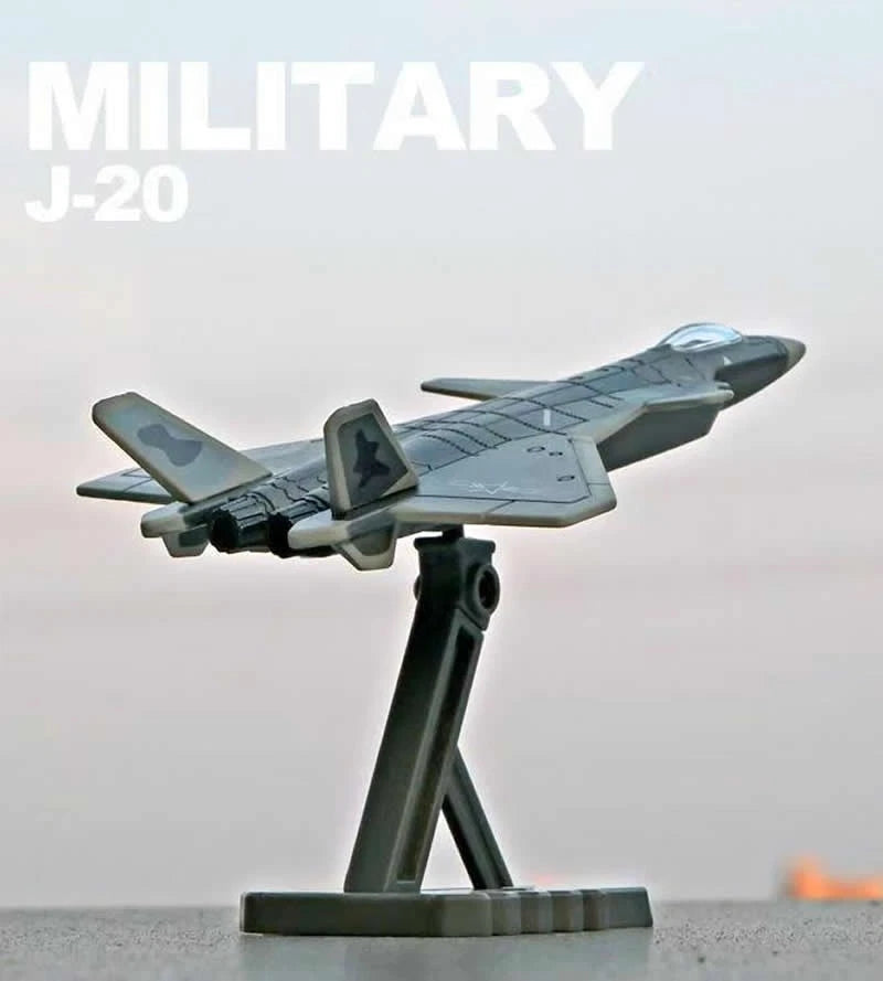 PLA 1/200 J20 Fighter Diecast Finished Product Model 07FC0E-D4 - KOEEK