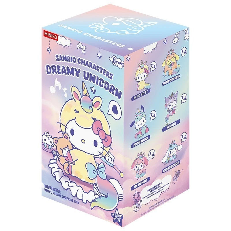 MINISO Sanrio Characters Dreamy Unicorn Series Blind Box Vinyl Plush Figure Toy MINISO - KOEEK