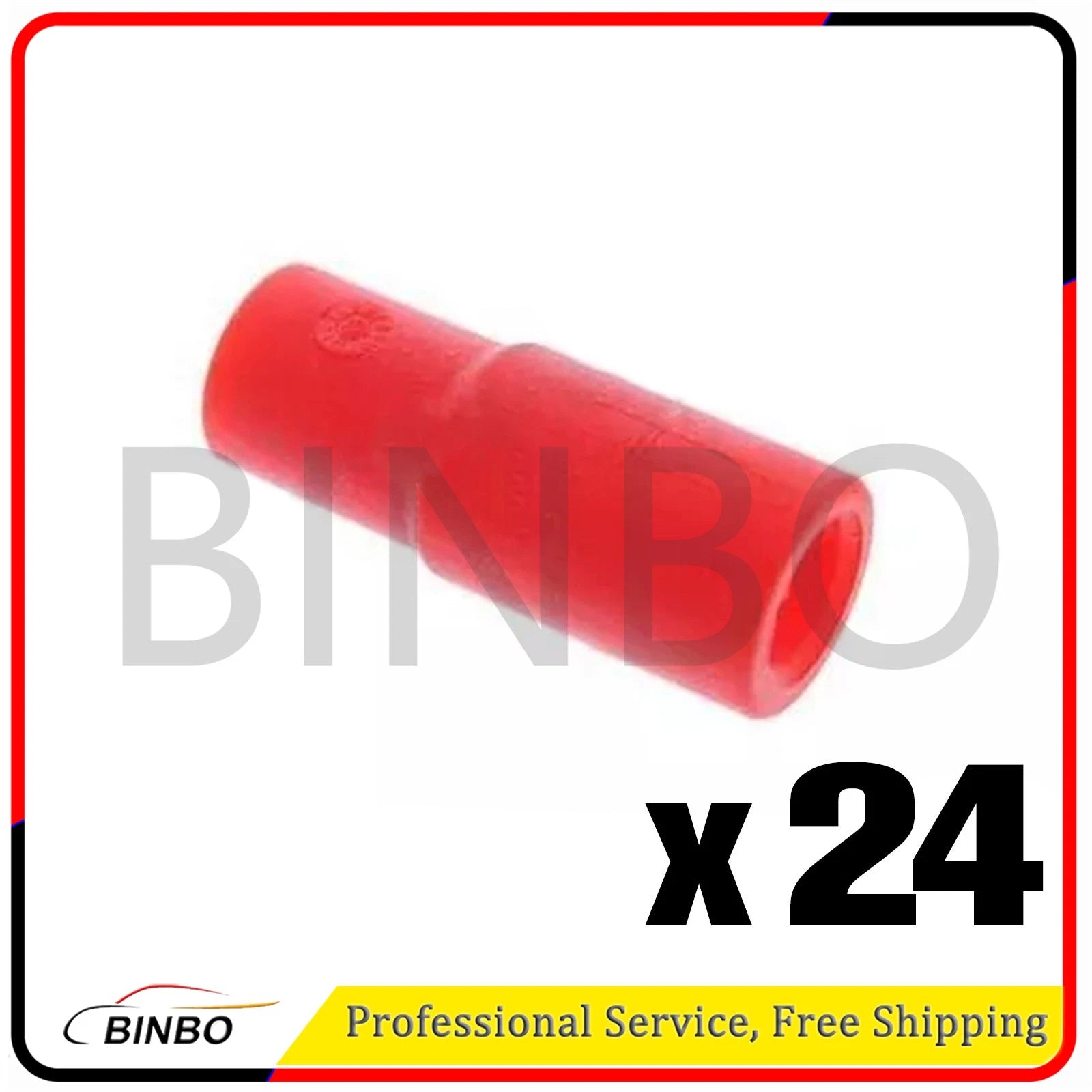 24PCS Red Ignition Coil Rubber Sleeve For Mercedes CL600 S600 SL600 A0001590060 07FC0E-D4 - KOEEK