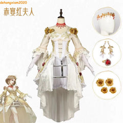 Cosplay Identity V Bloody Queen Mary Cosplay Costume Women Girl Dress White 07FC0E-D4 - KOEEK