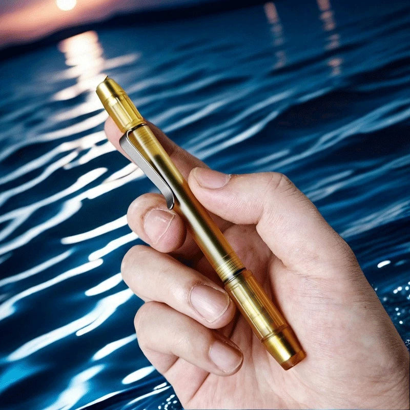 EDC Ultem PEI Pocket Pen Magnetic Suction Cap Signature Pen Portable Ball Pen 07FC0E-D4 - KOEEK