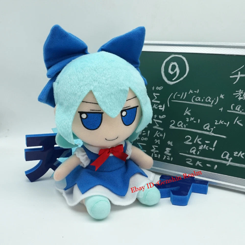 Anime Touhou Project Fumo Series Cirno Plush Doll Cartoon Gift 20cm 07FC0E-D4 - KOEEK