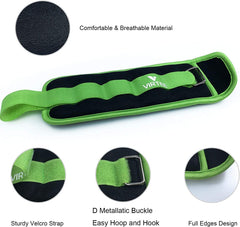 new Ankle/Wrist Weights 2 lbs ( 1 per ankle ), 2 pair (1 each), Green 07FC0E-D4 - KOEEK