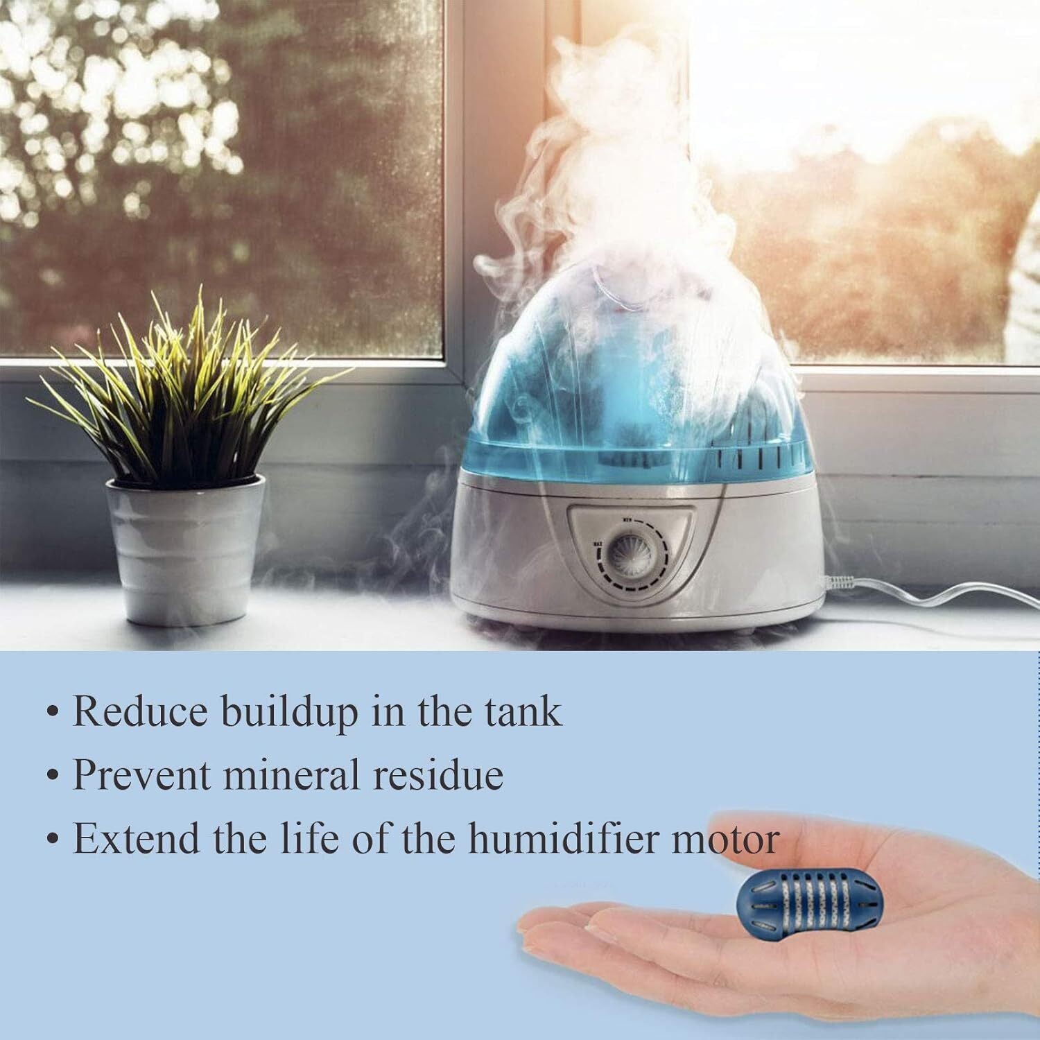 new Demineralization Cartridge Filter for HoMedics Ultrasonic Humidifiers, blue 07FC0E-D4 - KOEEK