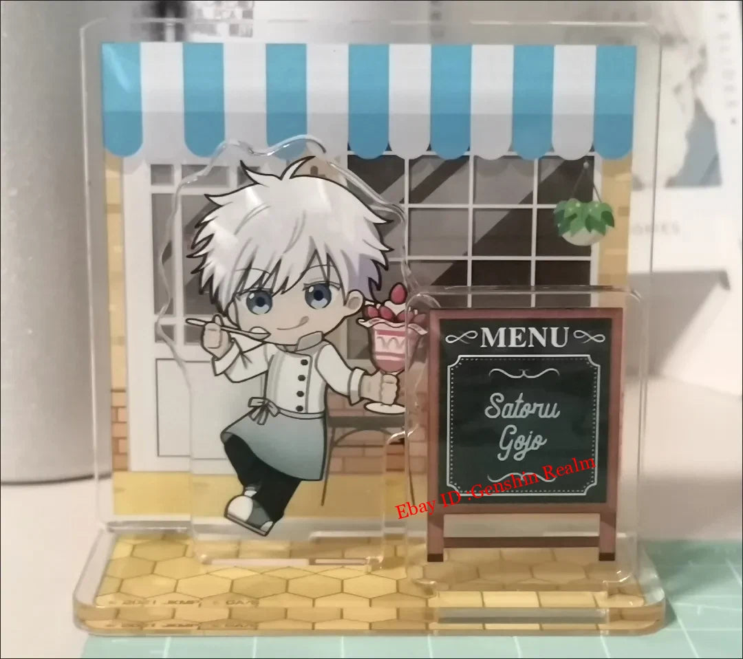 Anime Jujutsu Kaisen Satoru Gojo Restaurant Desktop Stand Figure Decor Gift 07FC0E-D4 - KOEEK