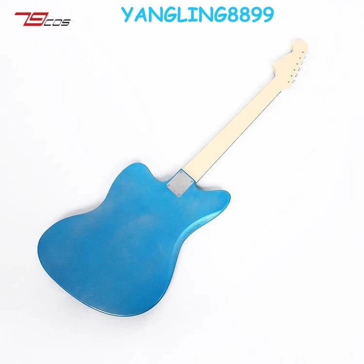 Girls Band Cry MOMOKA KAWARAGI Cosplay Guitar Blue Halloween Handheld Prop 100cm 07FC0E-D4 - KOEEK