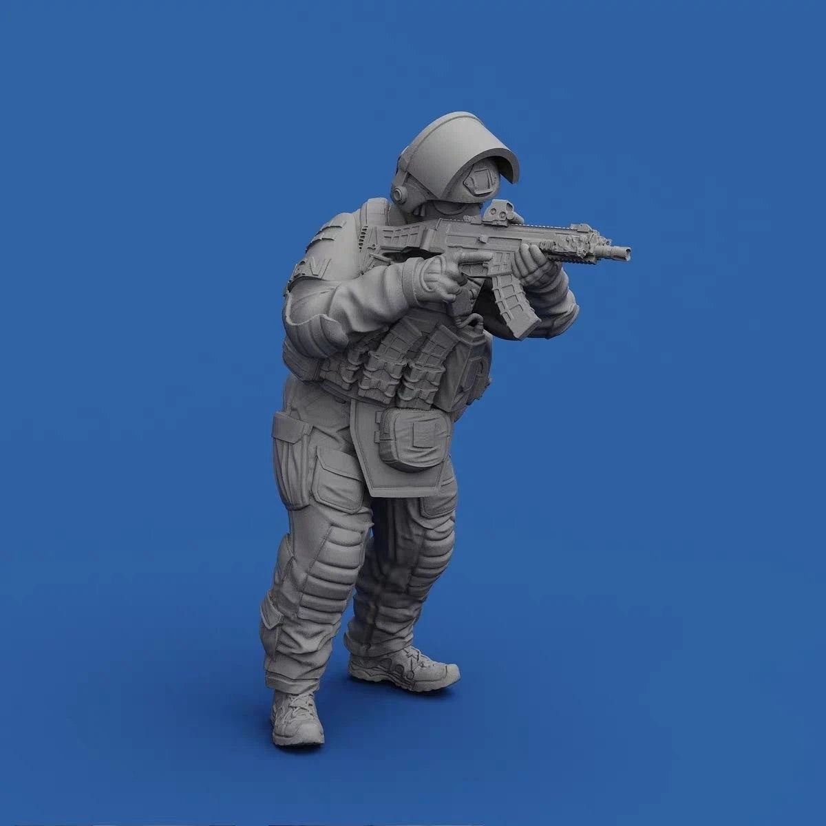 5x 1/72 French GIGN Resin Figure Model Kit 3D Printed GK Unpainted White Diorama 07FC0E-D4 - KOEEK