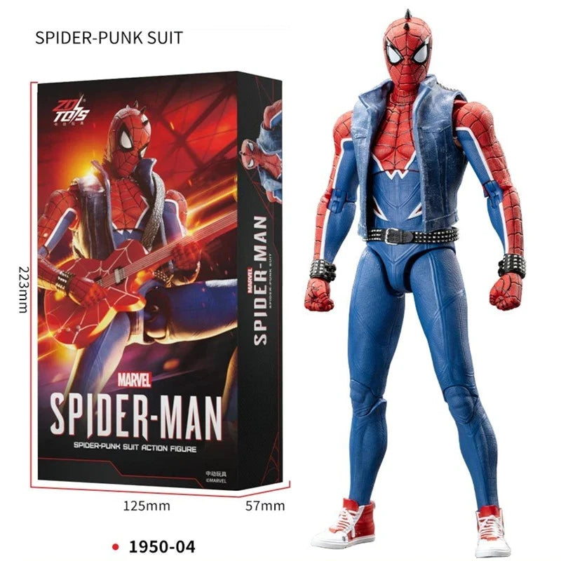 ZD Toys Marvel Spider-Punk Suit 1/10 Scale Articulated Collectible Figure 07FC0E-D4 - KOEEK