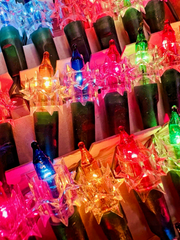 *RARE* Vintage 90's Christmas 35 Miniature Diamond Tree String Lights NOS! 07FC0E-D4 - KOEEK